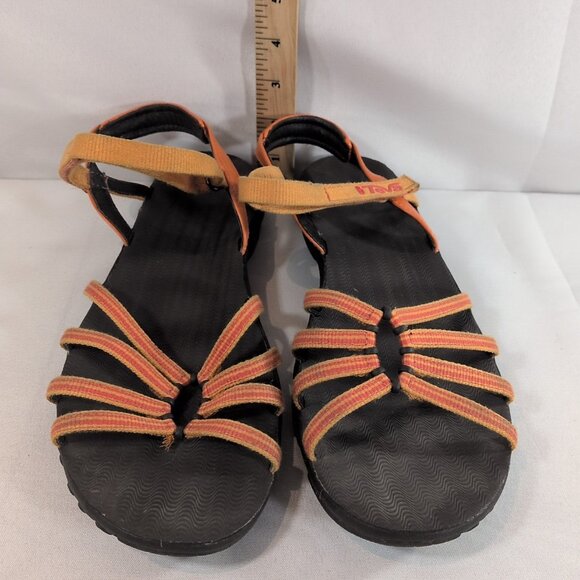 Teva Kayenta Womens 11 Adjustable Strap Sandals 6310 Orange Waterproof Shoes - Picture 12 of 14
